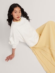Ted Baker White Zeppie Embroidered Sweatshirt - Image 5 of 7