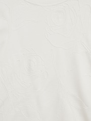 Ted Baker White Zeppie Embroidered Sweatshirt - Image 7 of 7