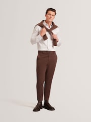 قميص ضيق بكُم طويل بطبعة هندسية على شكل دوائر Sef من Ted Baker - صورة 3 من 6
