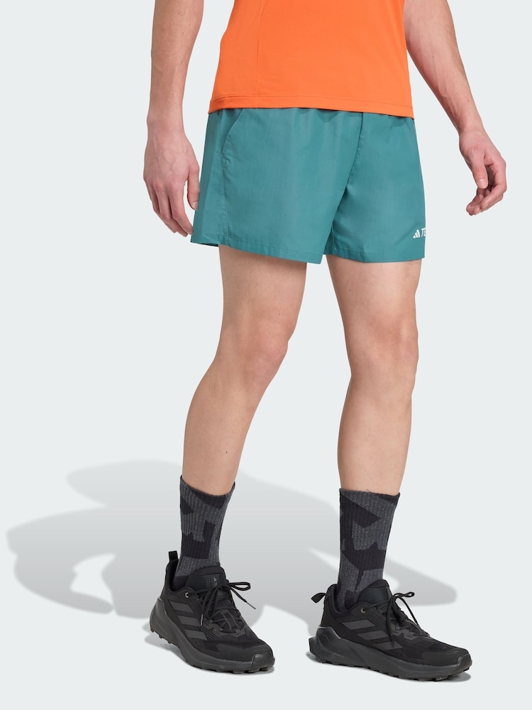 adidas Terrex Green Multi Shorts - Image 1 of 5