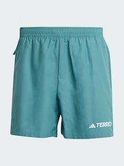adidas Terrex Green Multi Shorts - Image 5 of 5