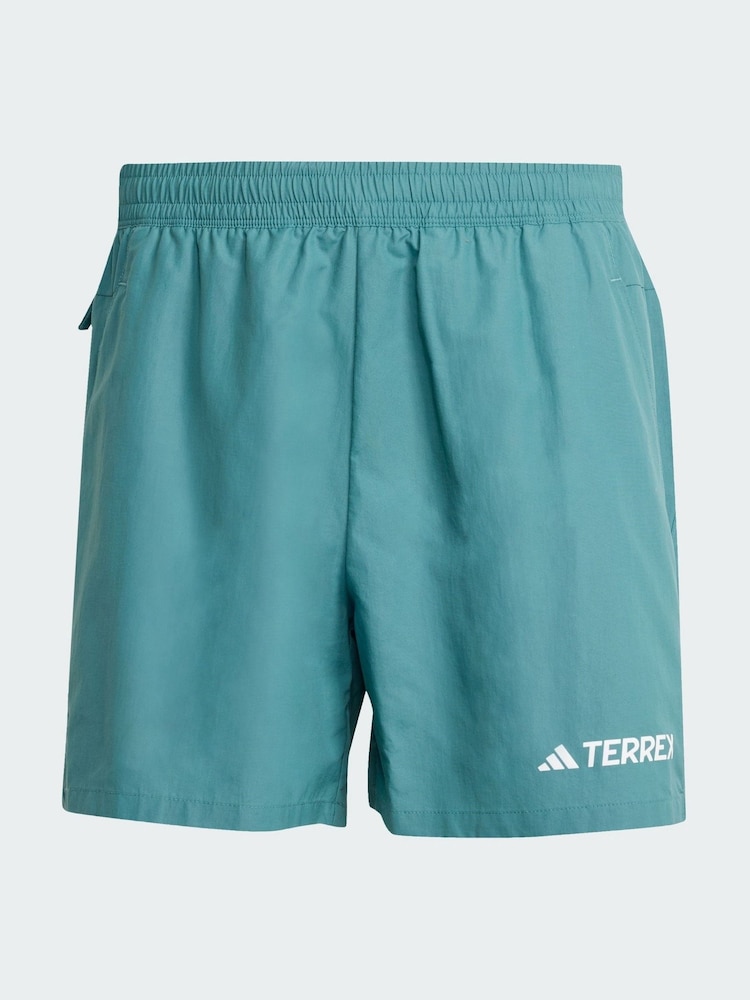 adidas Terrex Green Multi Shorts - Image 5 of 5