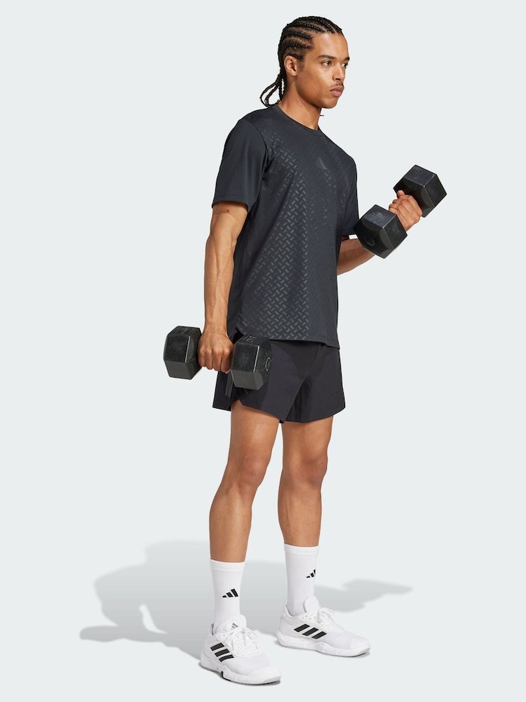 adidas Black Power 3 Stripes T-Shirt - Image 1 of 5 adidas Black Power 3 Stripes T-Shirt - Image 1 of 5