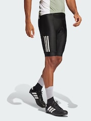 adidas Black Essentials 3-Stripes Padded Cycling Shorts - Image 1 of 5