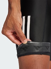 adidas Black Essentials 3-Stripes Padded Cycling Shorts - Image 4 of 5