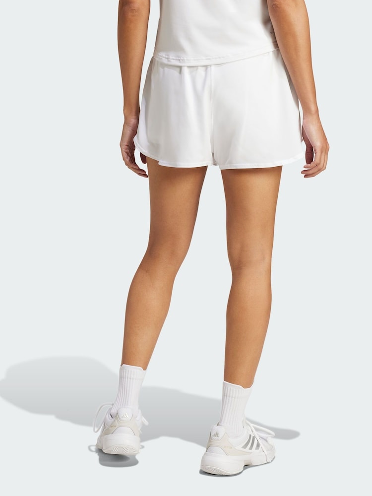 adidas White Club Tennis Climacool Shorts - Image 2 of 5