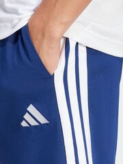 adidas Blue Essentials 3-Stripes 7-Inch Single Jersey Shorts - Image 3 of 5