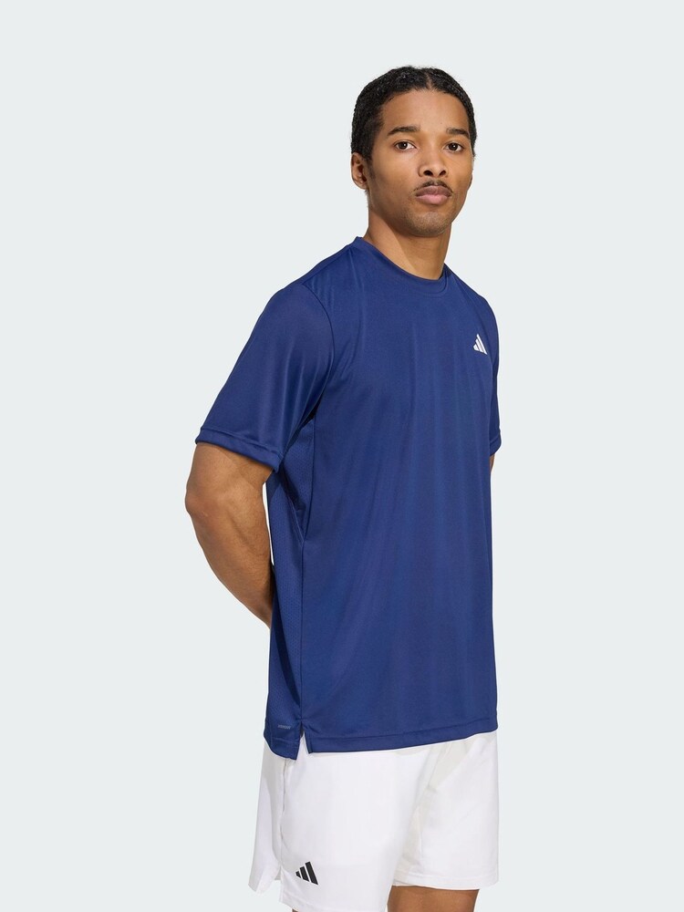 adidas Blue Club Tennis Climacool T-Shirt - Image 1 of 5