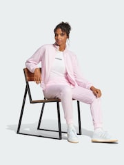 adidas Pink Essentials Feel Cosy Tracksuit - Image 1 of 5