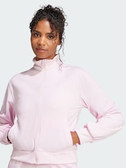 adidas Pink Essentials Feel Cosy Tracksuit - Image 3 of 5