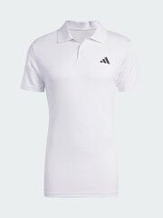adidas White Tennis Climacool FreeLift Polo Shirt - Image 5 of 5