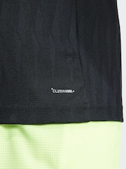 adidas Black Tennis Climacool+ AIRCHILL FreeLift T-Shirt - Image 5 of 5