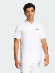 adidas White Club Tennis Polo Shirt - Image 1 of 5