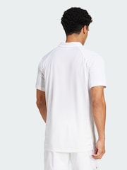 adidas White Club Tennis Polo Shirt - Image 2 of 5