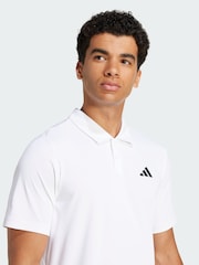adidas White Club Tennis Polo Shirt - Image 3 of 5