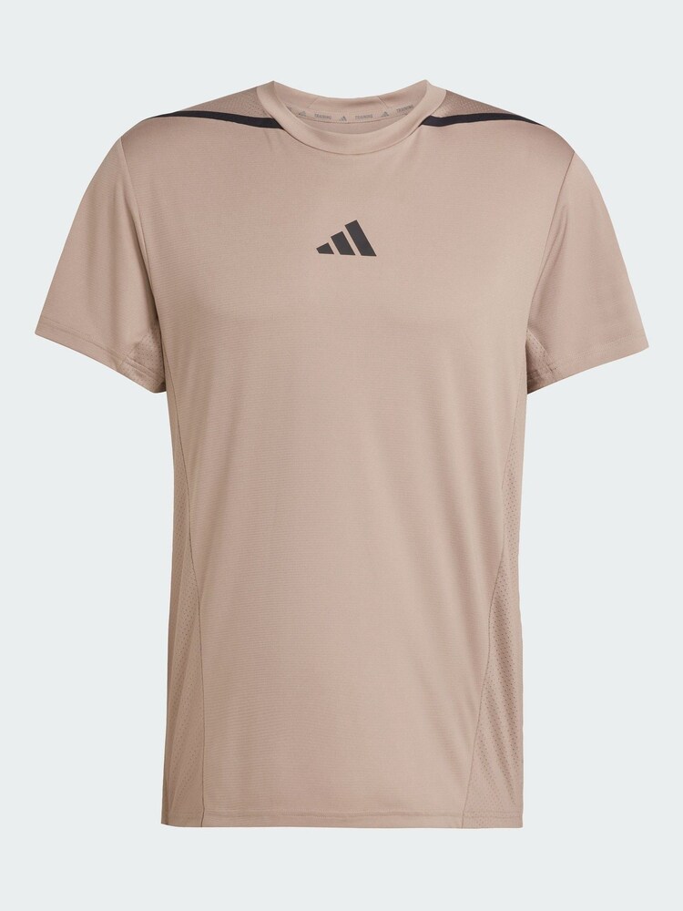 adidas Brown Designed for Training Pro-Series T-Shirt - Image 5 of 5