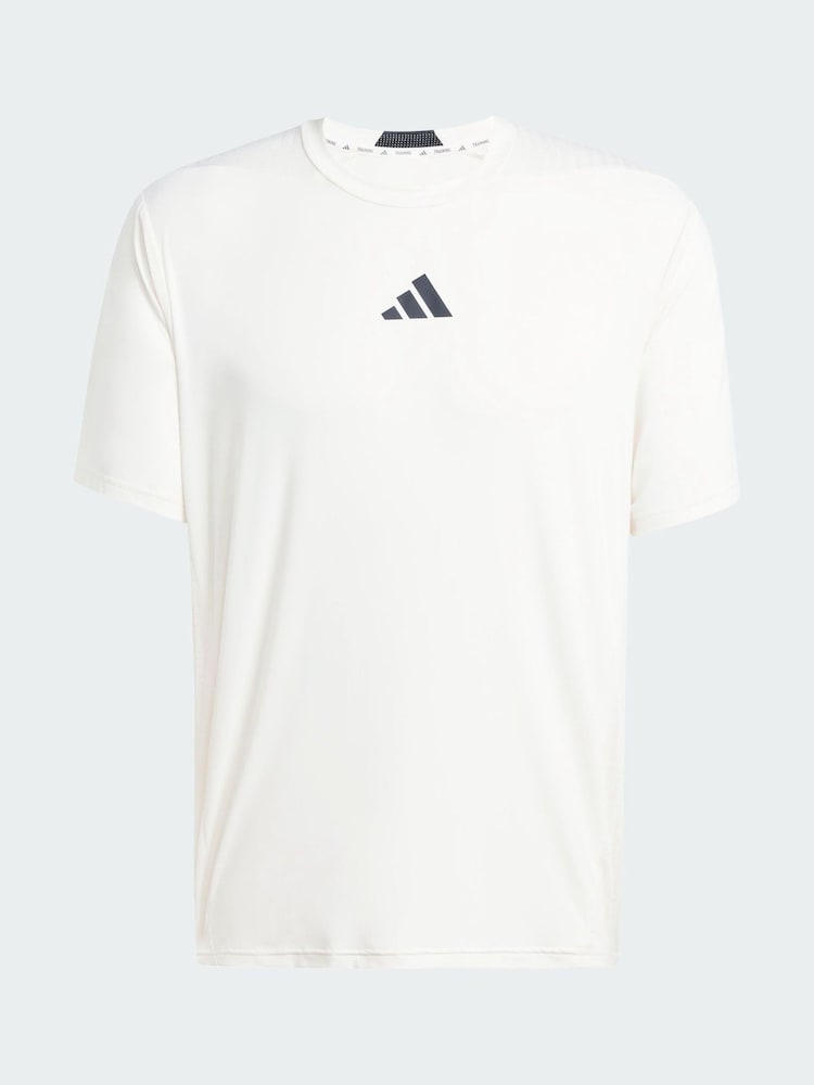 adidas White Designed-for-Training Intensity T-Shirt - Image 5 of 5