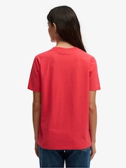Superdry Red Beach Club Relaxed T-Shirt - Image 2 of 6