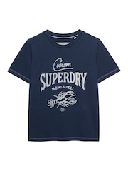 Superdry Navy T-Shirt - Image 5 of 6