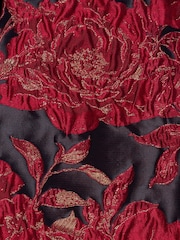Adrianna Papell Blue Boat Neck Dress - Image 6 of 6