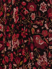 Vestido preto de chiffon floral Adrianna Papell - Imagem 6 de 6