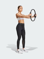 adidas White Tech Fit Bra - Image 3 of 4