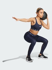 adidas Blue Tech Fit Bra - Image 3 of 4