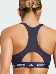 adidas Blue Tech Fit Bra - Image 4 of 4