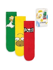 Vanilla Underground Green Homer Calf Socks Set of 3 - Image 1 of 6
