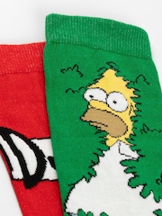 Vanilla Underground Green Homer Calf Socks Set of 3 - Image 6 of 6