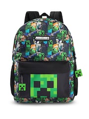 Vanilla Underground Green Minecraft Boys Creeper And Zombie All-Over Print Backpack - Image 6 of 6