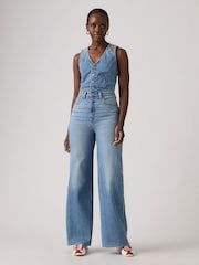 Levi's® Denim Wide Leg Jumpsuit - Image 1 de 7