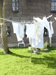 Brabantia Metallic Grey Topspinner Rotary Dryer Airer with Ground Spike - Image 1 of 6