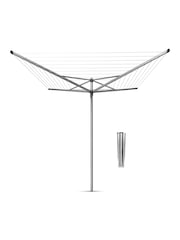 Brabantia Metallic Grey Topspinner Rotary Dryer Airer with Ground Spike - Image 3 of 6