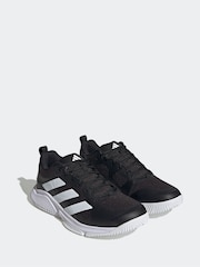 adidas Black Court Team Bounce 2.0 Shoes - Image 1 of 4