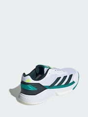 adidas White Courtquick Padel Shoes - Image 2 of 4