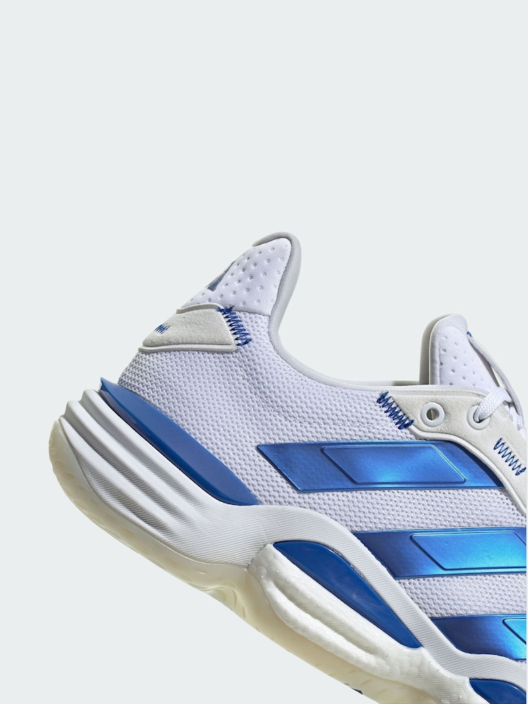 adidas White Stabil 16 Indoor Shoes - Image 4 of 4 adidas White Stabil 16 Indoor Shoes - Image 4 of 4