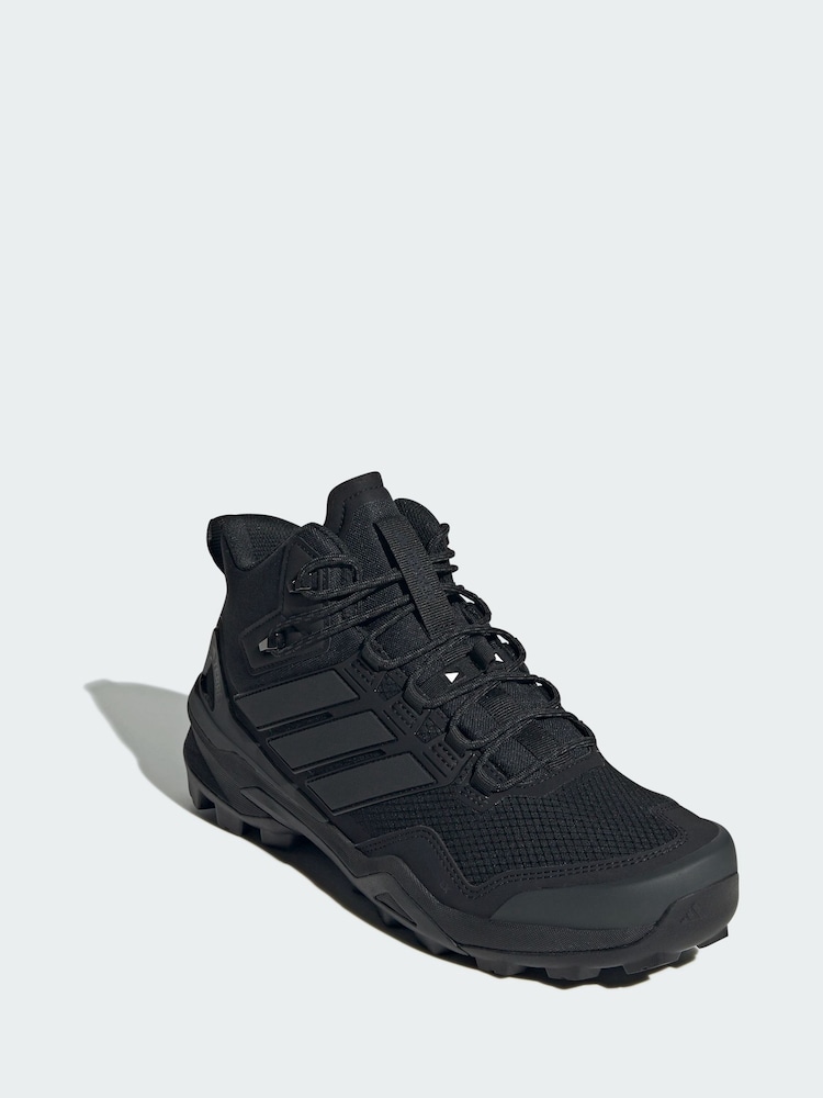 adidas Terrex Black Skychaser Mid GORE-TEX Hiking Shoes - Image 1 of 4 adidas Terrex Black Skychaser Mid GORE-TEX Hiking Shoes - Image 1 of 4