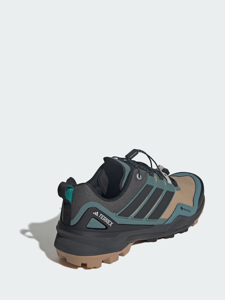 adidas Terrex Brown Skychaser GORE-TEX Hiking Shoes - Image 2 of 4 adidas Terrex Brown Skychaser GORE-TEX Hiking Shoes - Image 2 of 4