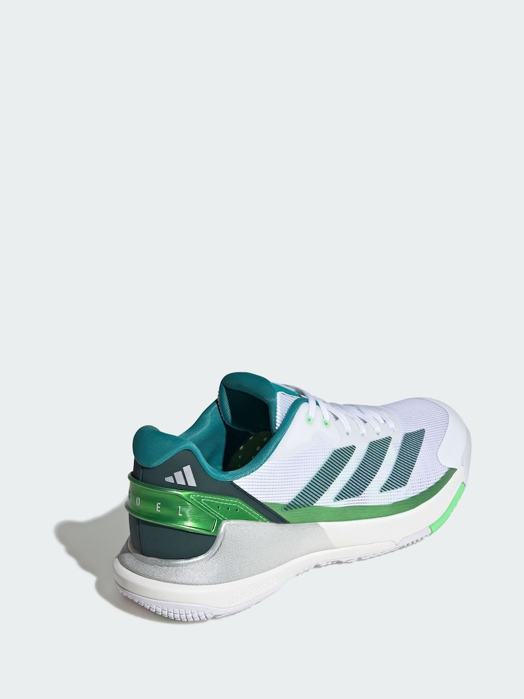 adidas White Crazyquick Padel Shoes - Image 2 of 4