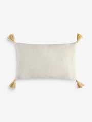 FatFace Ochre Blue Cushion Cushion - Image 2 of 2