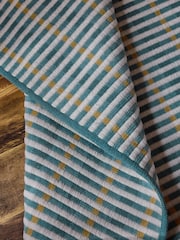 FatFace Blue Indoor Outdoor Flatweave Rug - Image 5 of 6