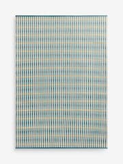FatFace Blue Indoor Outdoor Flatweave Rug - Image 6 of 6