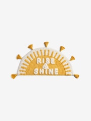 FatFace Yellow Sunshine Slogan 100% Cotton Bath Mat - Image 2 of 4