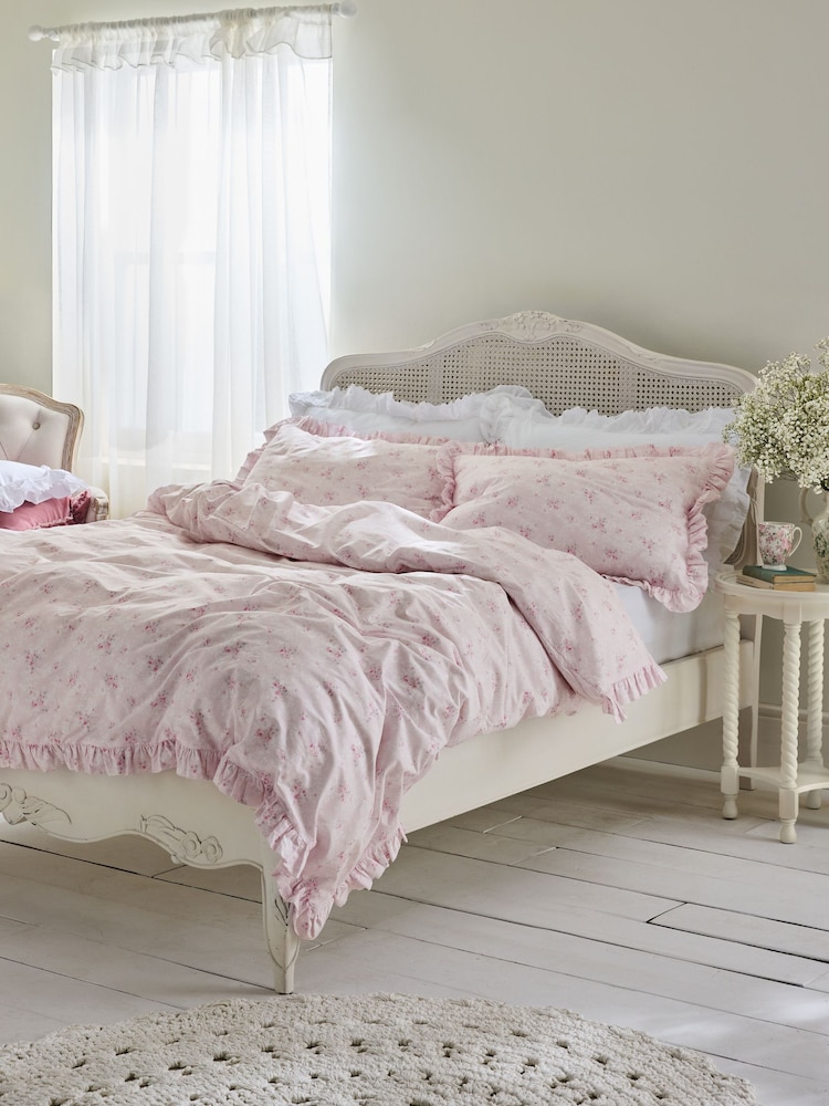 Shabby Chic by Rachel Ashwell® Princess Rosabelle Petite Ruffle Duvet Cover and Pillowcase Set - Image 1 of 5