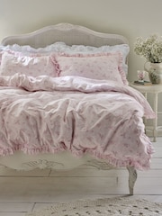 Shabby Chic by Rachel Ashwell® Princess Rosabelle Petite Ruffle Duvet Cover and Pillowcase Set - Image 2 of 5