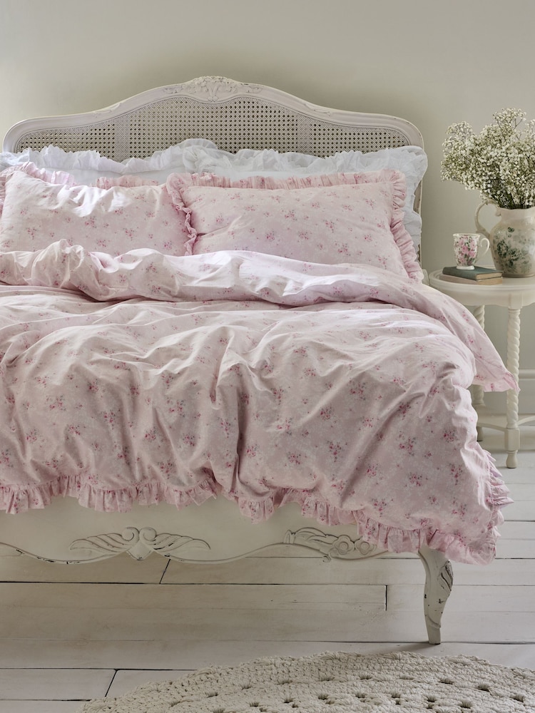 Shabby Chic by Rachel Ashwell® Princess Rosabelle Petite Ruffle Duvet Cover and Pillowcase Set - Image 2 of 5