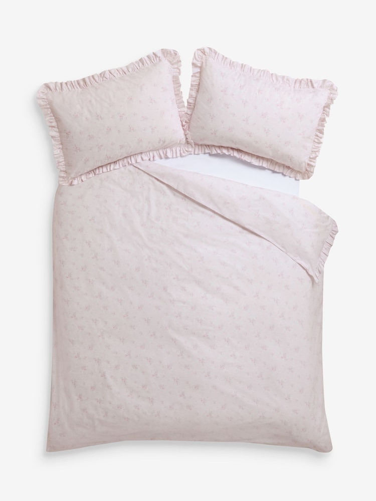 Shabby Chic by Rachel Ashwell® Princess Rosabelle Print Petite Ruffle Duvet Cover and Pillowcase Set - Image 6 of 6