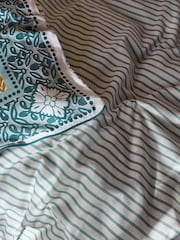 FatFace Multi Tile Print Duvet Cover and Pillowcase Set - Image 4 of 6