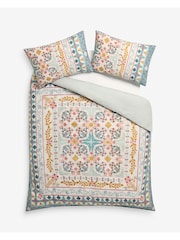 FatFace Multi Tile Print Duvet Cover and Pillowcase Set - Image 6 of 6